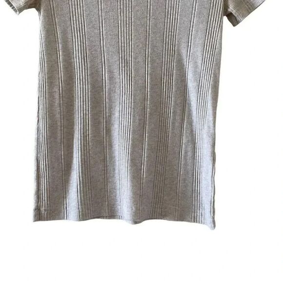 Madewell Oatmeal Ivory Pearl Harbor Short Sleeves T-Shirt SZ L #1296 - Picture 4 of 11